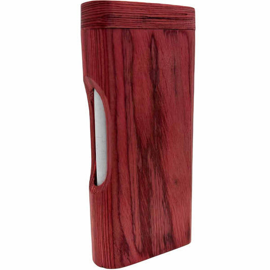 4" LB Style Red Colored Wood Dugout w/ Swivel Lid  [TT-213R]