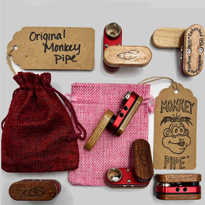 Monkey Pipe - Classic - Valentine’s Day Edition - Red [MP-VDay-Red]