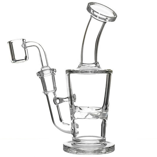 6.5" Banger Hanger w/ Tornado/Turbine Perc - Clear [WP-G-225B]
