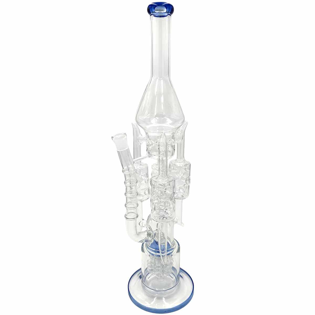 20" Recycler Spiral w/ Showerhead Tree Perc & Upgraded Accessories - Assorted Colors [WP-G-262]