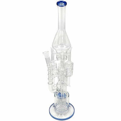 20" Recycler Spiral w/ Showerhead Tree Perc & Upgraded Accessories - Assorted Colors [WP-G-262]