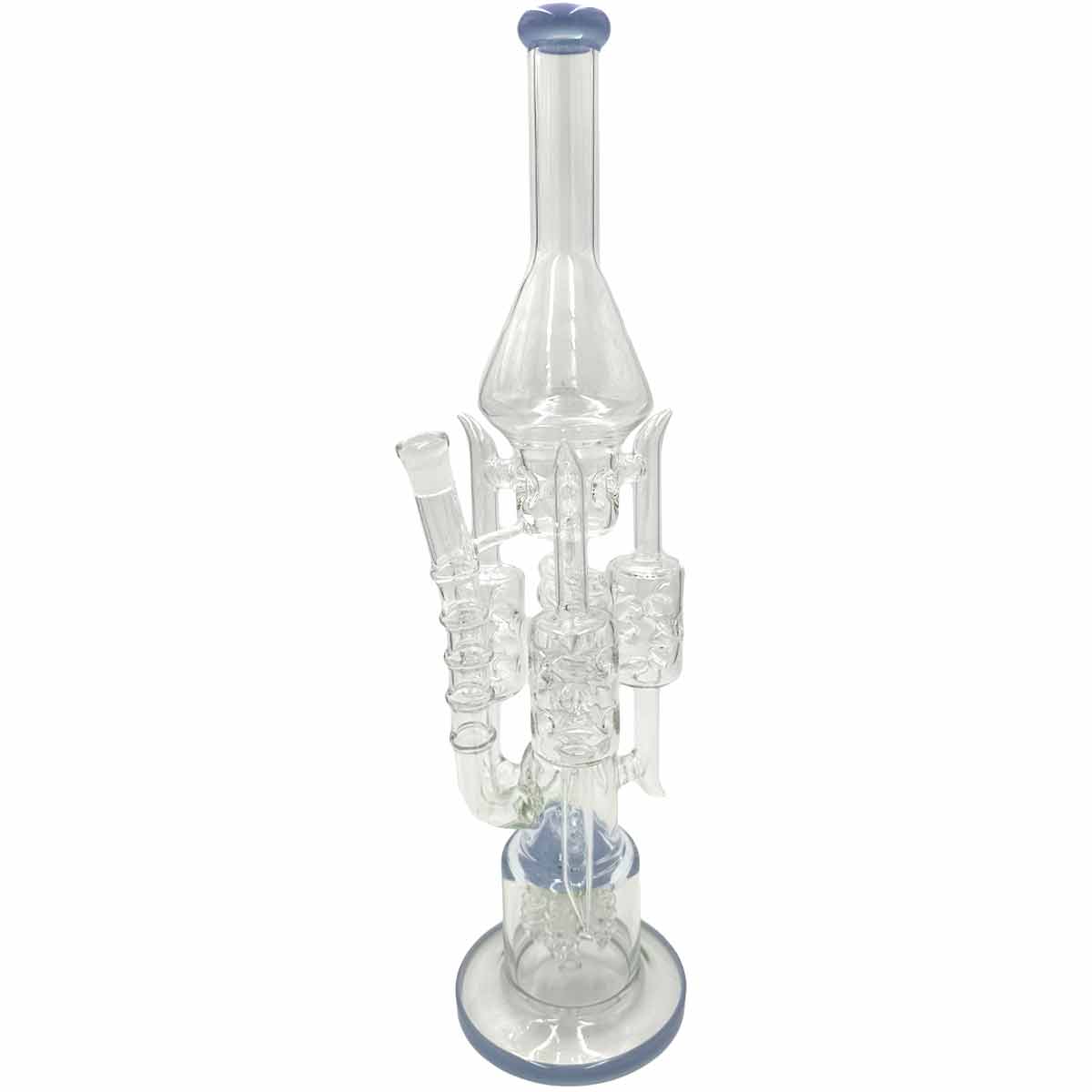 20" Recycler Spiral w/ Showerhead Tree Perc & Upgraded Accessories - Assorted Colors [WP-G-262]