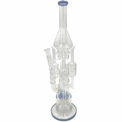 20" Recycler Spiral w/ Showerhead Tree Perc & Upgraded Accessories - Assorted Colors [WP-G-262]