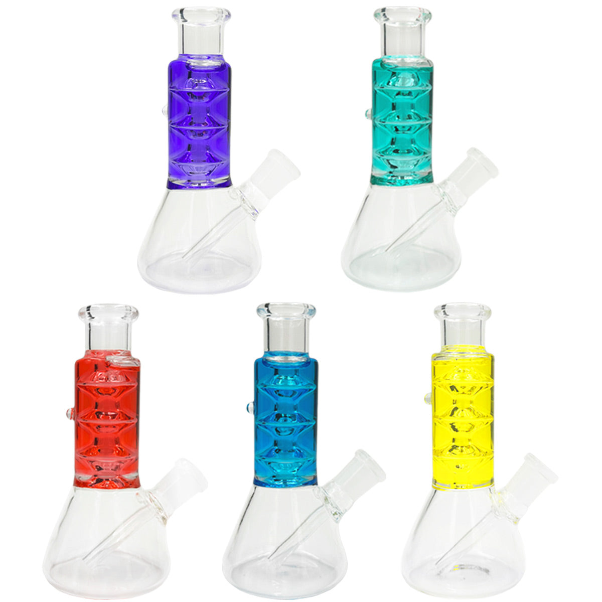 5.5" Freezable Beaker Water Pipe - Assorted Colors [WP-G-258A]