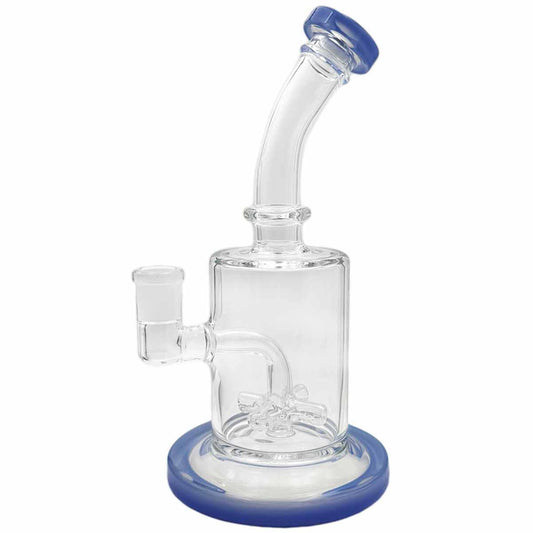 8.5" Glass Banger Hanger With X Perc - Assorted Colors [WP-G-281]
