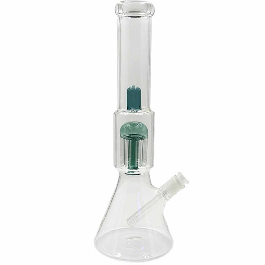 15.5” Beaker w/ Tree Perc & Dome Splash - Assorted Colors [WP-G-285]