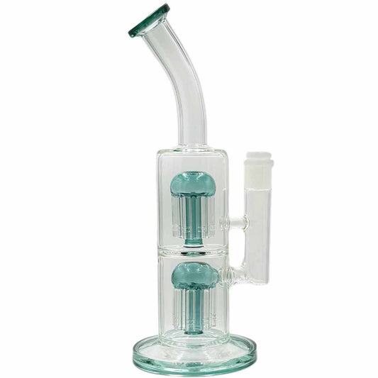 12" - 12.5" Banger Hanger w/ Double Tree Perc’s - Assorted Colors [WP-G-288]