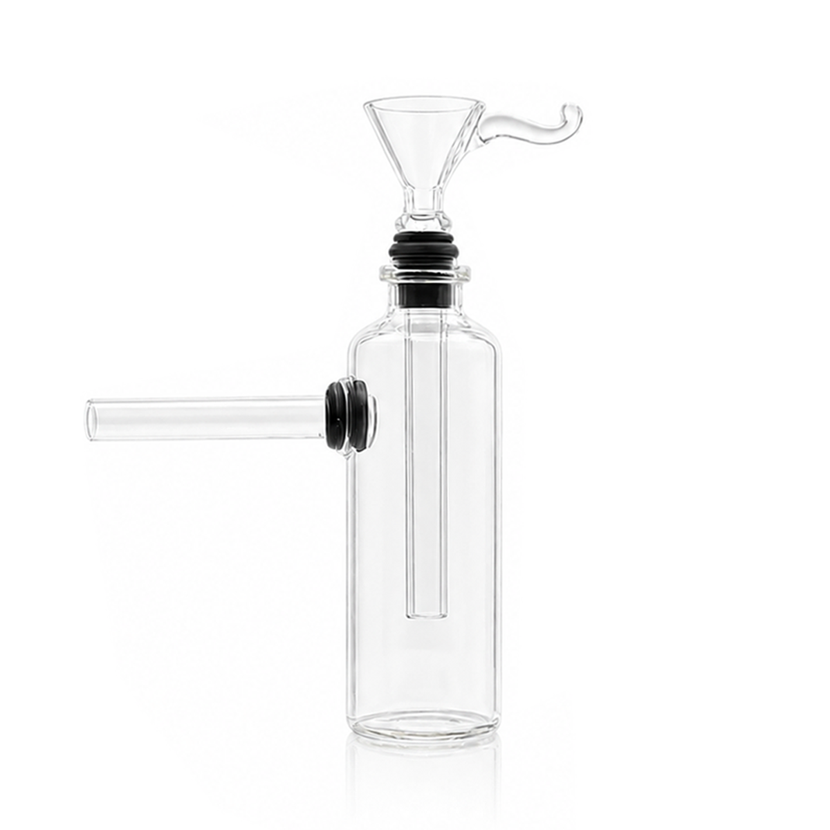 5.25" - 6" Glass Water Pipes - Choose Your Style - Clear [WP-G-295]