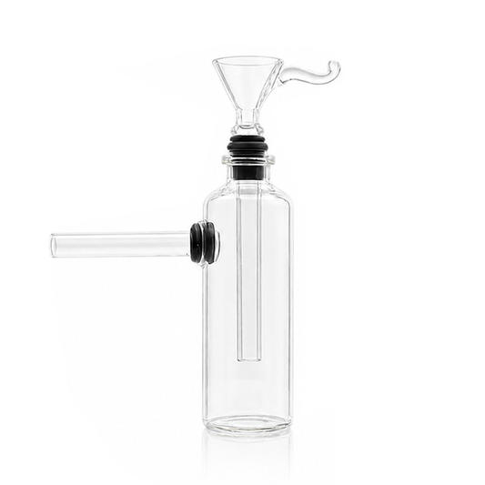 5.25" - 6" Glass Water Pipes - Choose Your Style - Clear [WP-G-295]
