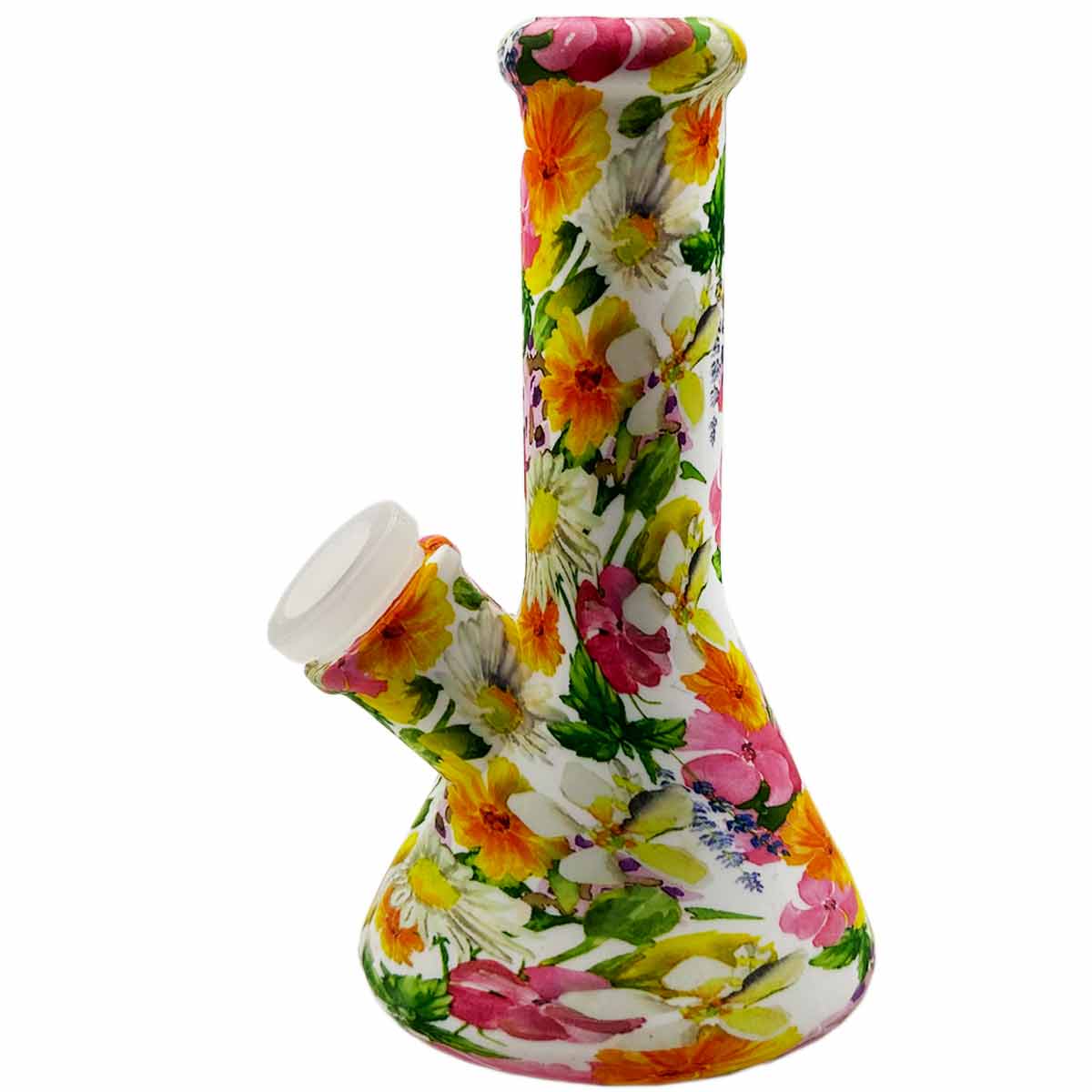 5.1” Silicone Beaker Water Pipe - New Prints! [WP-S-124B]