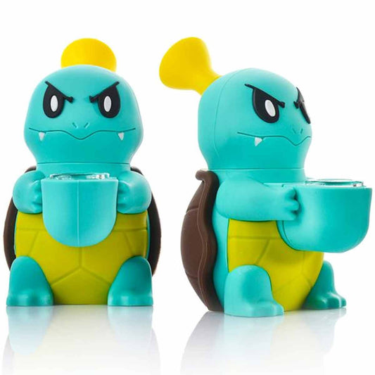 5.25”  Water Blasting Turtle Water Pipe - Assorted Colors [WP-S-184]