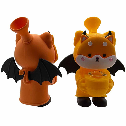 5.5” Costume Water Pipe Dog - Orange or Yellow [WP-S-202]