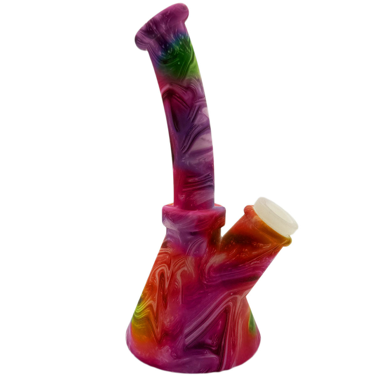 6.5" Silicone Beaker Water Pipe - New Prints! [WP-S-45B]