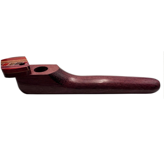 WW American Made 6" Wooden Hand Pipe with Swivel Lid [HP-W-W-21]