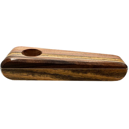 WW American Made 3.4" Wooden Hand Pipe - 29 Styles to Choose From! [HP-W-W-25]