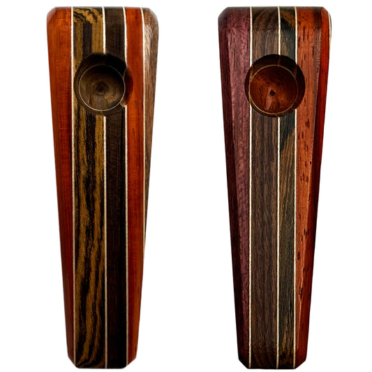 WW American Made 3.4" Wooden Hand Pipe - 29 Styles to Choose From! [HP-W-W-25]