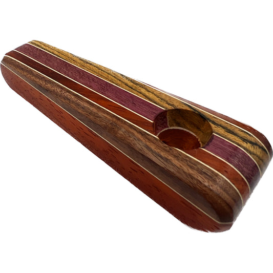WW American Made 3.4" Wooden Hand Pipe - 29 Styles to Choose From! [HP-W-W-25]
