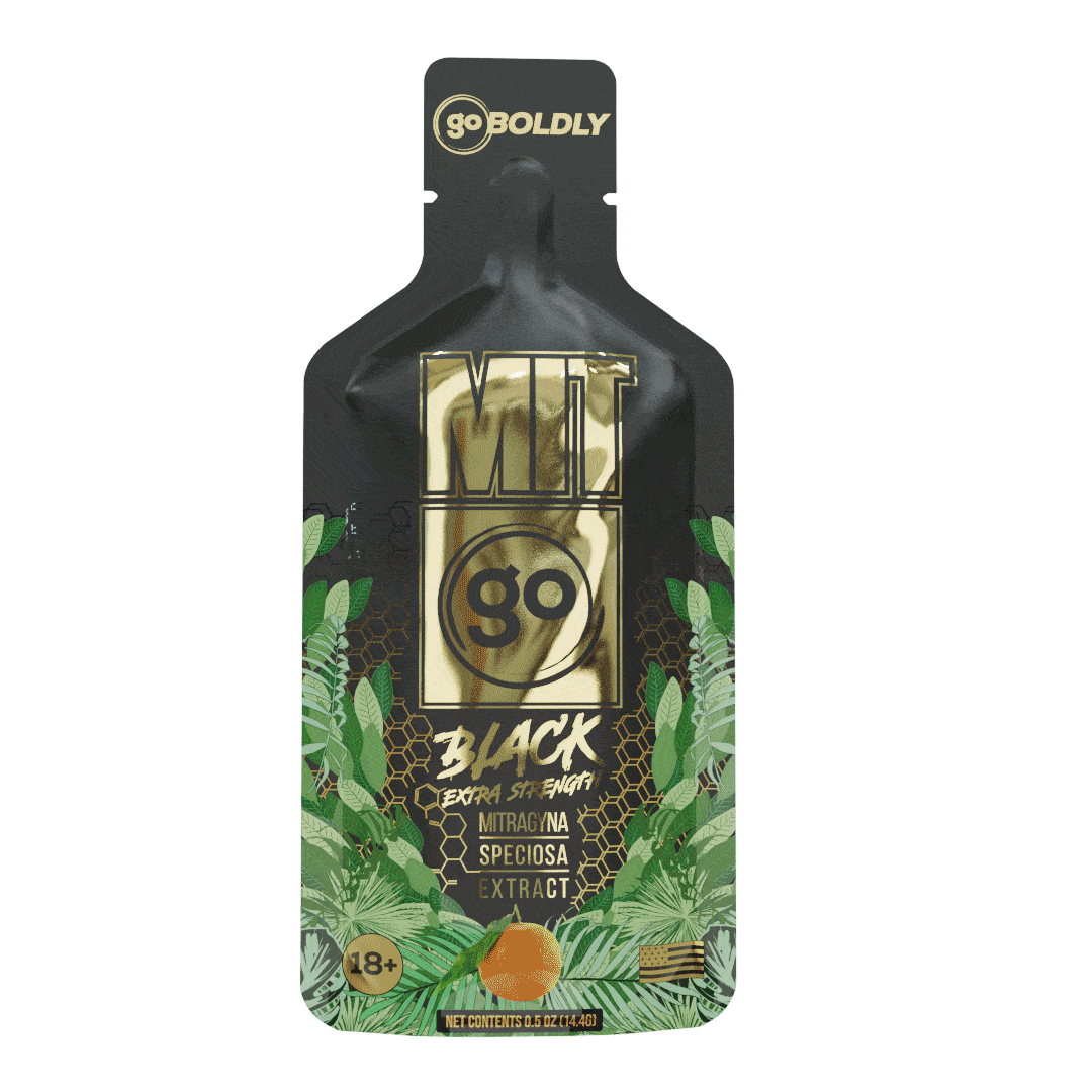 MIT45 GO Black Extra Strength Gel Shot - On-The-Go Pouch [K-MIT-GO]