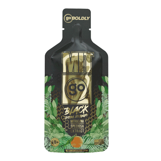MIT45 GO Black Extra Strength Gel Shot - On-The-Go Pouch [K-MIT-GO]