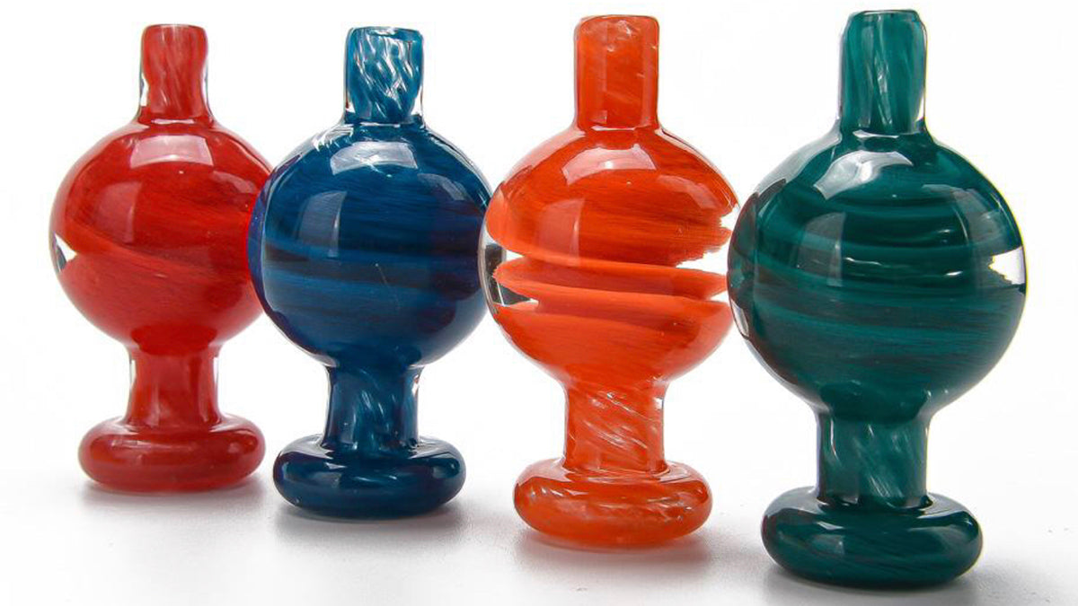 #CC47 27mm Bubble Style Glass Carb Cap (Assorted Colors)