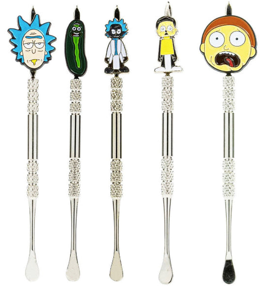 5" Metal Dab Tool w/ Crazy Guys - Assorted Characters [DAB-M-5C]