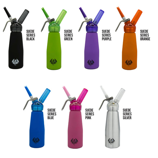 Suede Series Whip Cream Dispenser (Assorted Sizes & Colors)