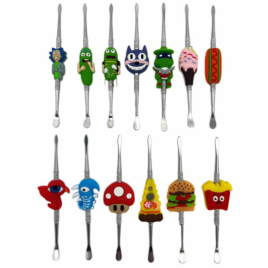 4.75" Dab Tool w/ Silicone Characters - Assortment #2 [DAB-M-28]