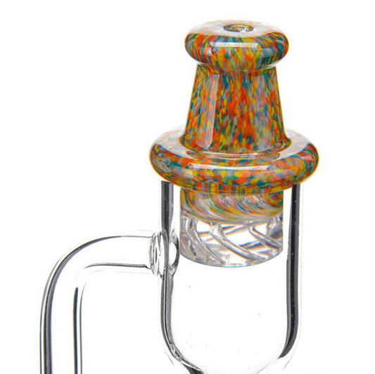 Glass Cyclone Riptide Spinner Style Carb Cap #CC-48 (Assorted Colors)