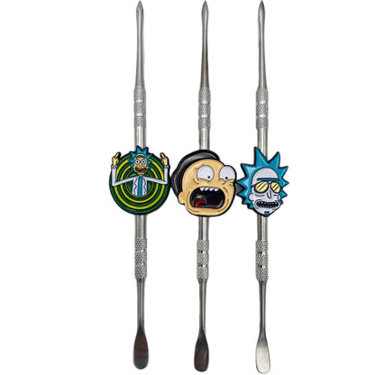 6" Full Size Metal Crazy Guys Dab Tools - New Designs! [DAB-M-5D]