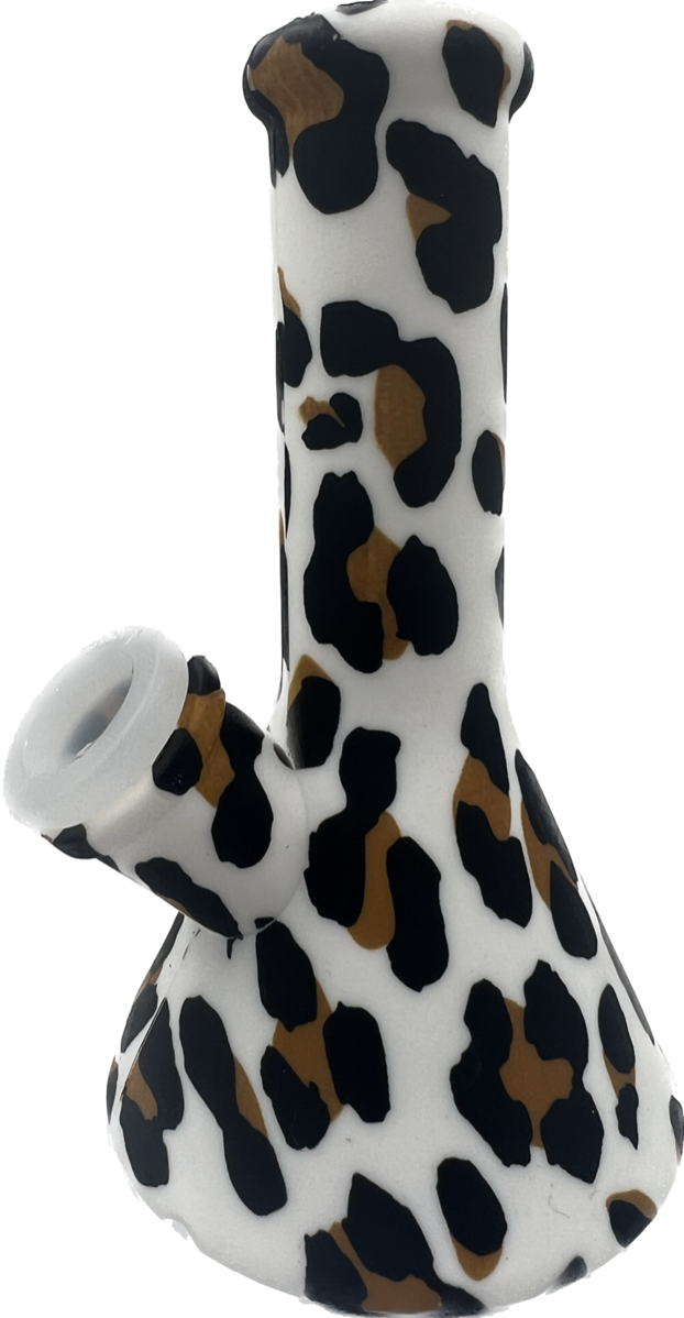 5.1” Silicone Beaker Water Pipe - New Prints! [WP-S-124B]