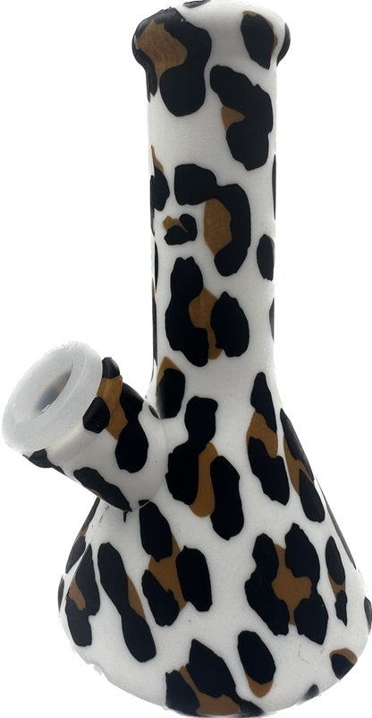 5.1” Silicone Beaker Water Pipe - New Prints! [WP-S-124B]