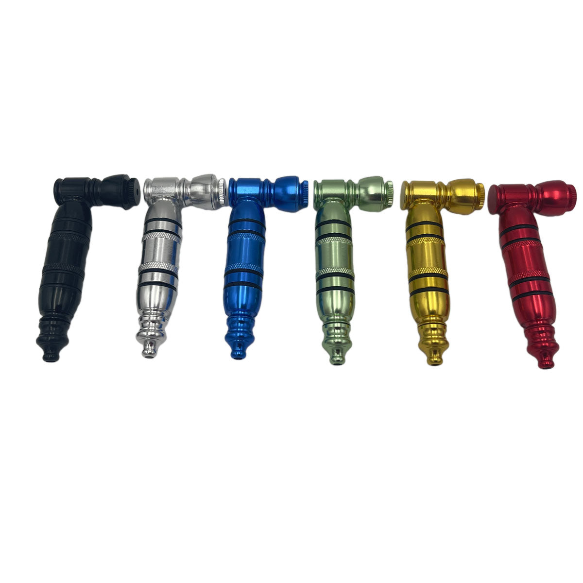 4" Metal Hand Pipe - Assorted Colors [HP-M-4006D]