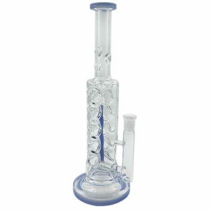 11” Straight Tube w/ 3D Design & Inline Perc - Assorted colors [WP-G-233]