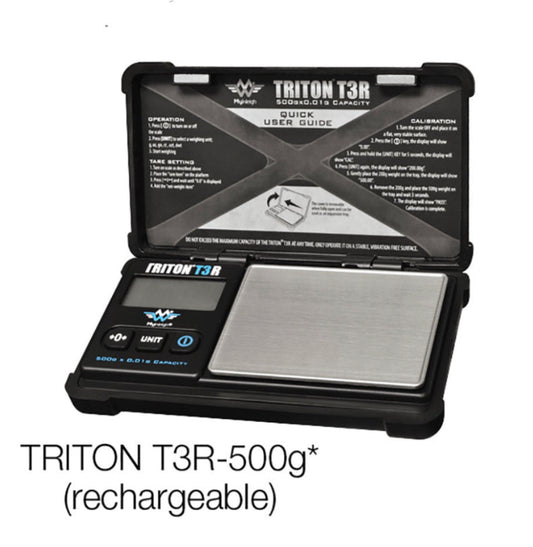 Triton Rechargeable Series T3R Digital Scale - 500g x 0.01g [S-TRI-T3R]