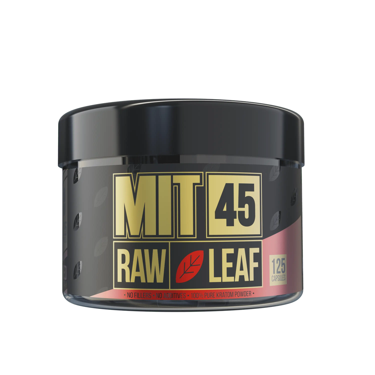 MIT45 RAW Red - 125g Powder or 125 Ct. Caps [K-MIT-RAW-RED-125]