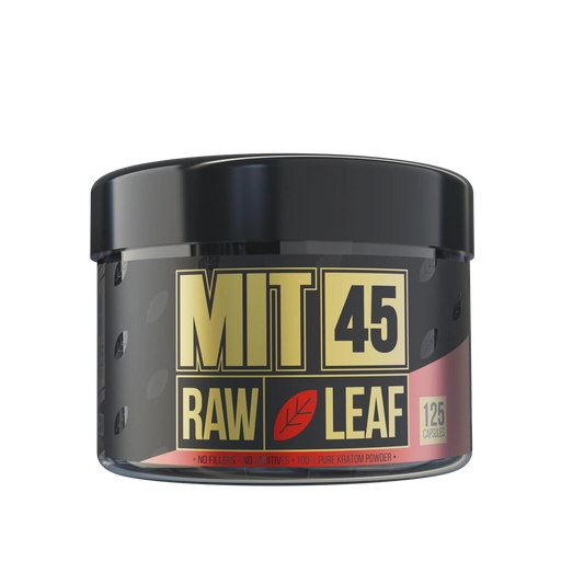 MIT45 RAW Red - 125g Powder or 125 Ct. Caps [K-MIT-RAW-RED-125]