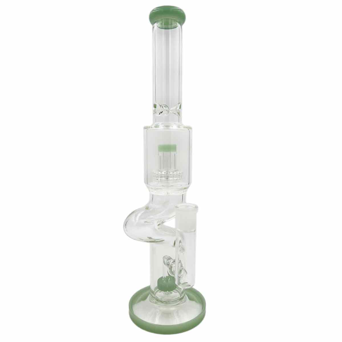 16” Zong Twist w/ Dual Perc's - Assorted Colors [WP-G-226]
