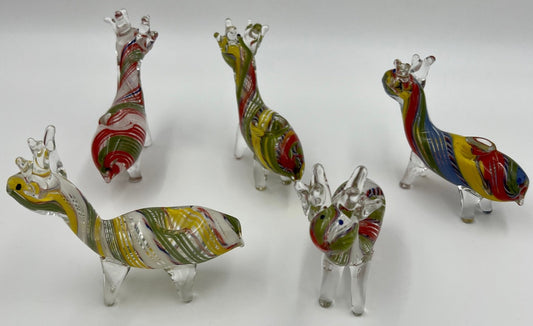 5” Reindeer Glass Hand Pipe [GP-R]