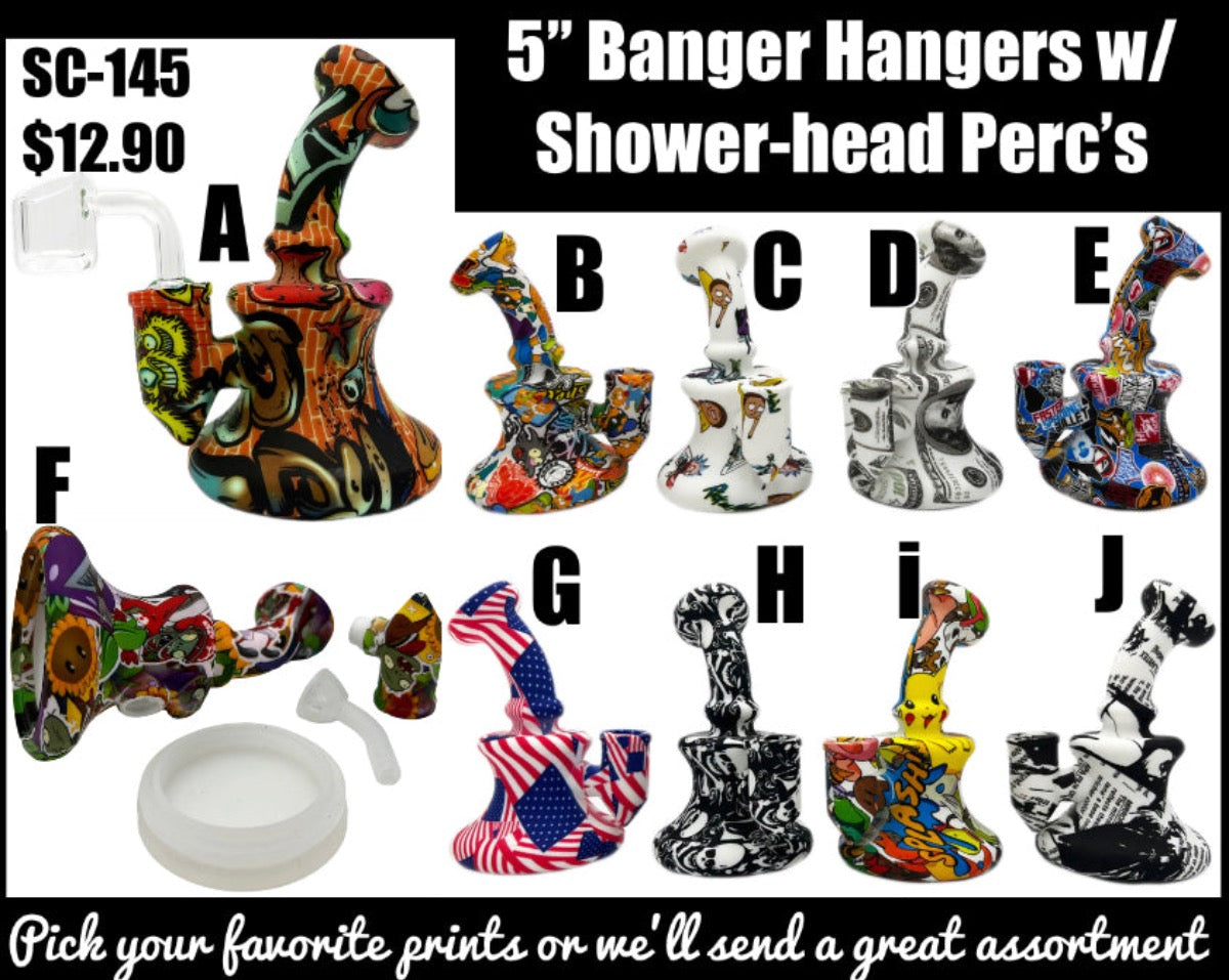 5" Banger Hanger in Assorted Prints [WP-S-145]