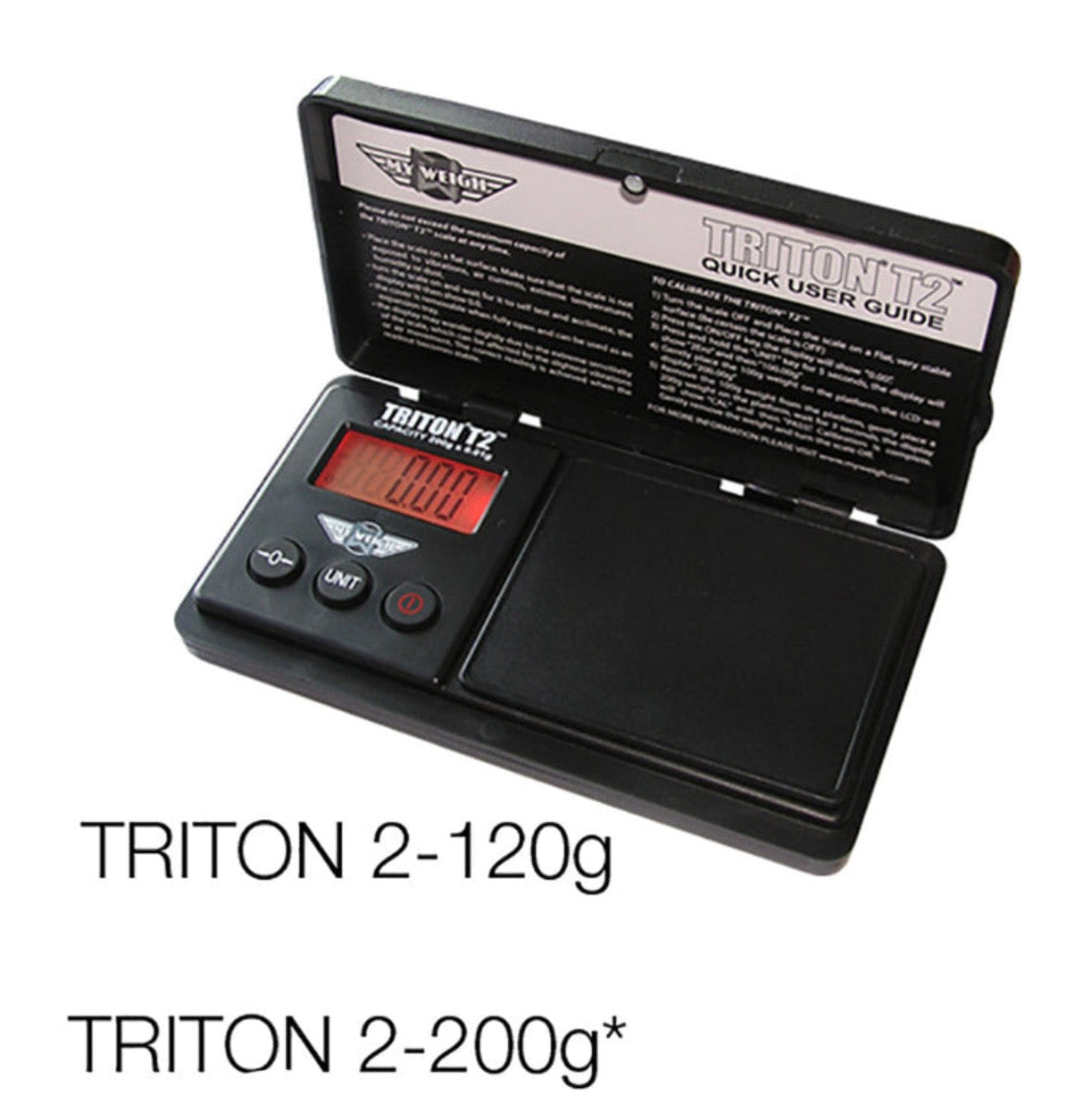 Triton T2 Series Digital Scales - 120g x 0.1g [S-TRI-2-120] or 200g x 0.01g [S-TRI-2-200]