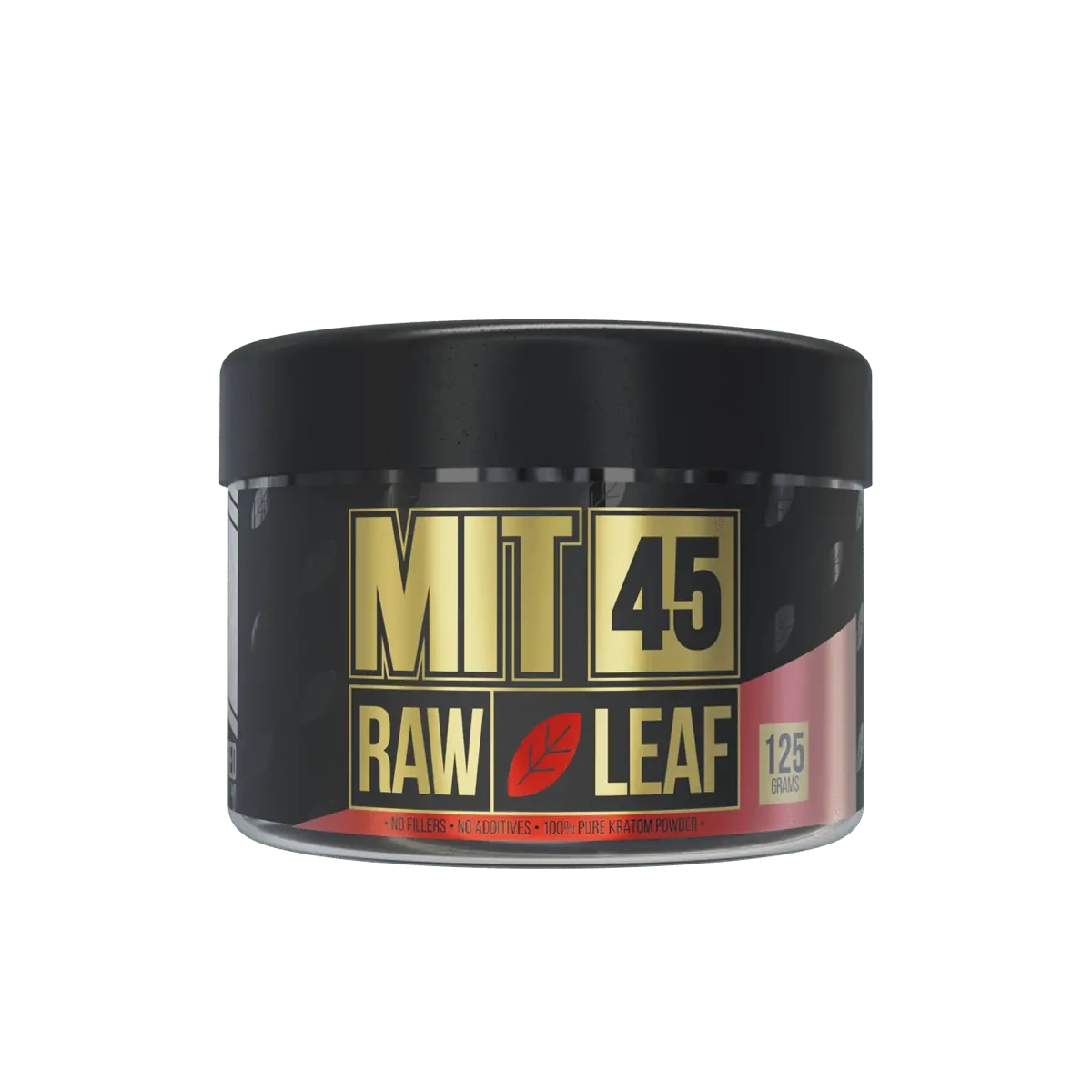 MIT45 RAW Red - 125g Powder or 125 Ct. Caps [K-MIT-RAW-RED-125]