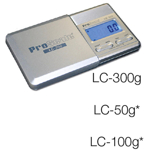 ProScale LC Series Digital Scales - 50g x 0.01g [S-LC-50], 100g x 0.1g [S-LC-100] or 300 x 0.1g [S-LC-300]