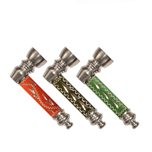 3" Metal Hand Pipe - Assorted Colors [HP-M-AN83]