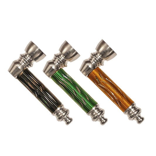 #AN84 3" Metal Hand Pipe (Assorted Colors)