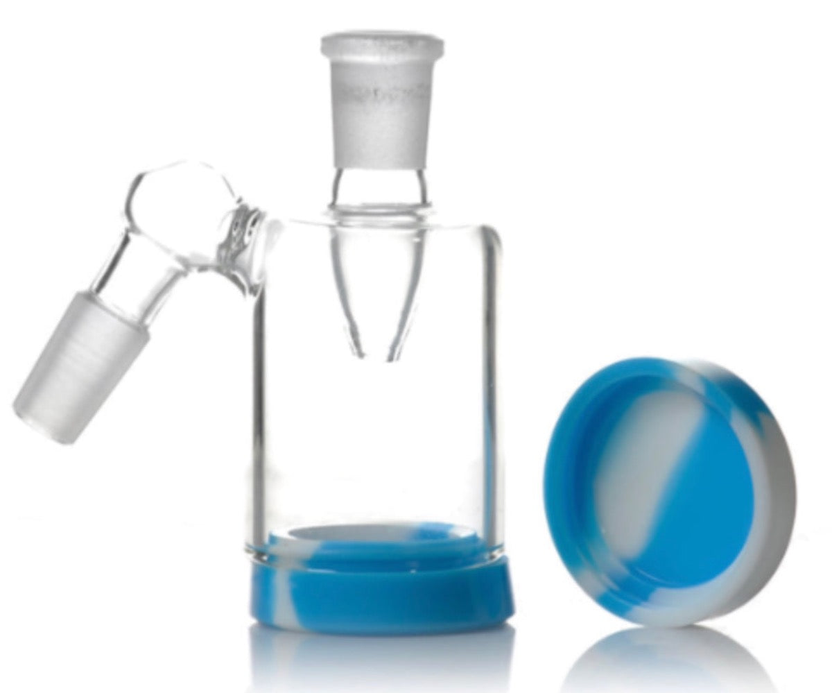 14mm 4.5” XL Reclaim Catcher with Removable Silicone Container - 14mm Male 45° or 90° [AC-20XL]