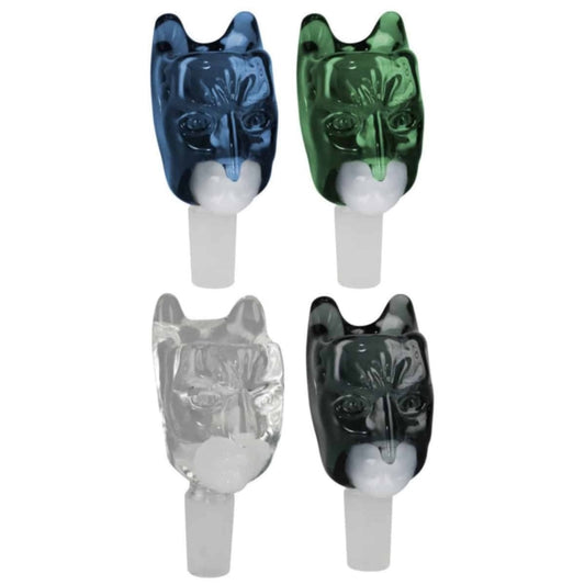 14mm Glass Bat Dude Bowl - Assorted Colors [GB-42]