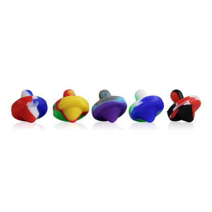 #CC2-C 25mm, Silicone, Spinner Carb Cap (Assorted Colors)