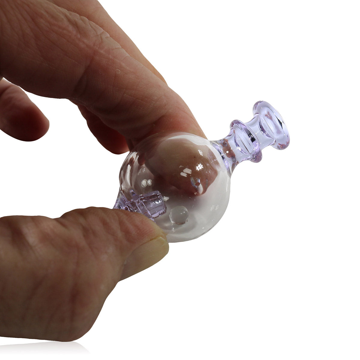 #CC34 30mm "Spinning Ball" Glass Carb Cap (Assorted Colors)