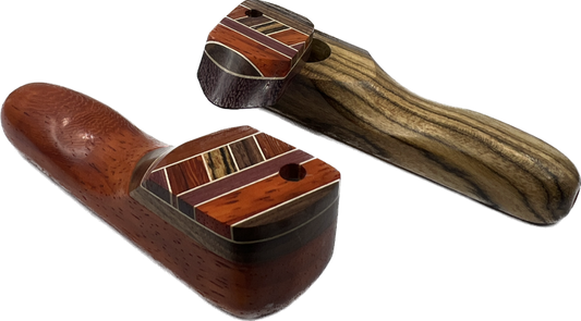 WW American Made 4" Wooden Hand Pipe with Swivel Lid [HP-W-W-28]