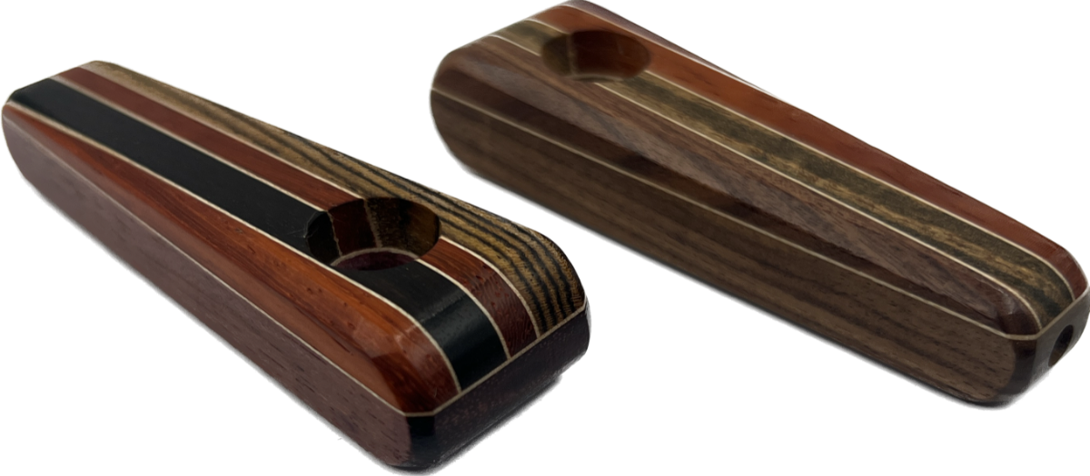 WW American Made 3.4" Wooden Hand Pipe - 29 Styles to Choose From! [HP-W-W-25]